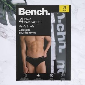 Bench 4 pack men’s briefs size LG. NEW!